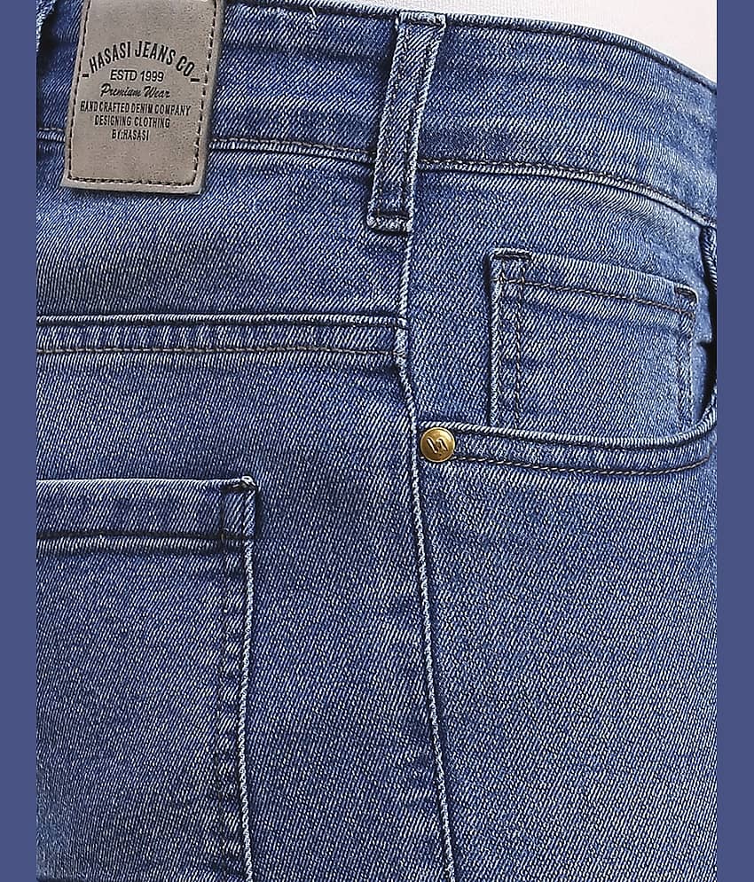 HJ HASASI Relaxed Faded Men's Jeans - Indigo Blue ( Pack of 1 ) view 2