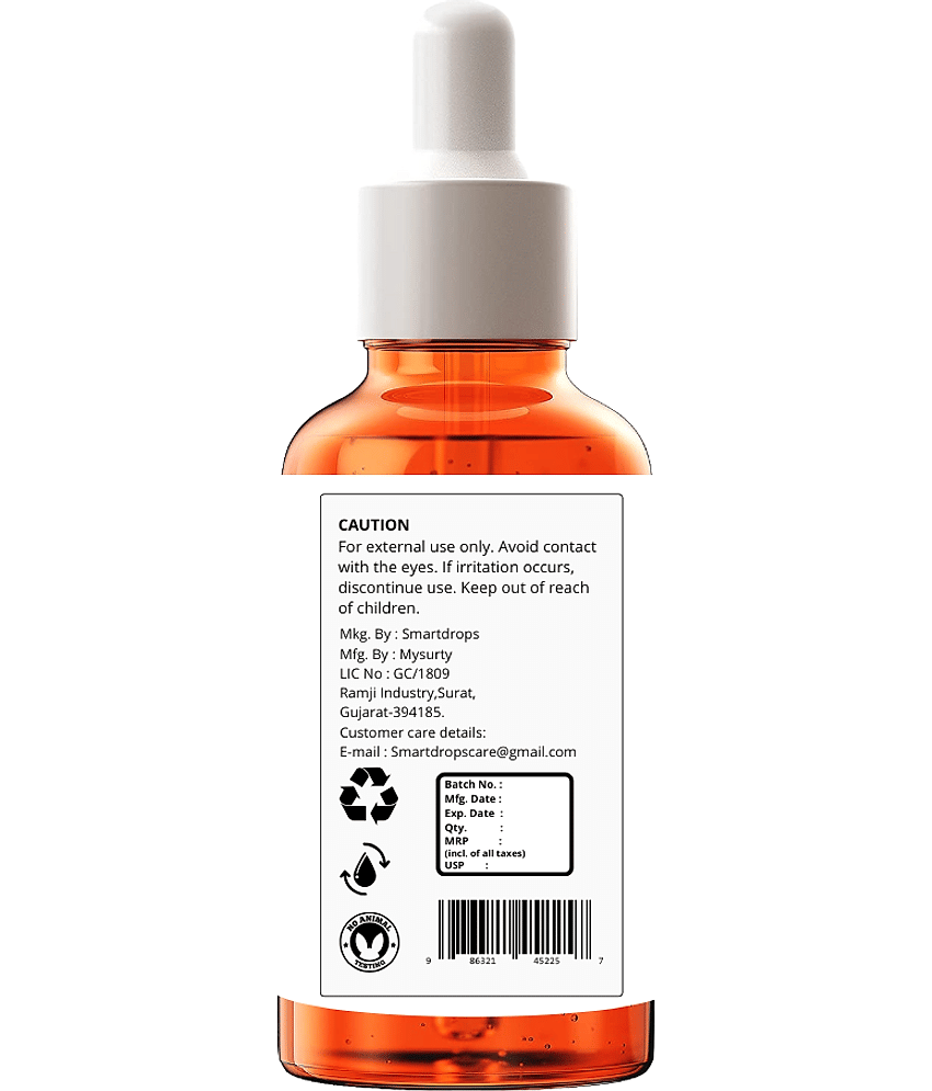 Smartdrops Face Serum Glycolic Acid Radiant Glow For All Skin Type ( Pack of 3 ) view 2