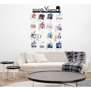 Khush Its Amazing Wood School Days Picture Photo Frame for Wall Decor Photos Artworks Prints Multi Pictures Organizer view 2