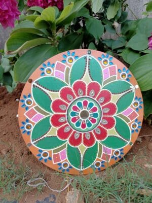 Floral Mandala Wall Decor view 2