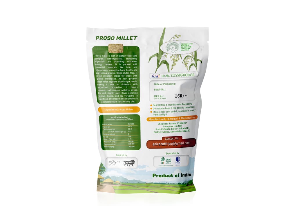 Premium Proso Millet | Gluten-Free & Nutrient-Rich Healthy Grain view 2