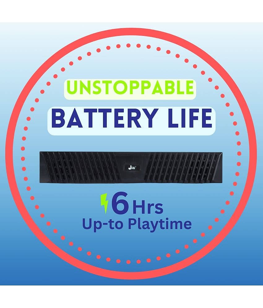 jhn JHN-472 10 W Bluetooth Speaker Bluetooth V 5.1 with USB,SD card Slot Playback Time 12 hrs Red view 2