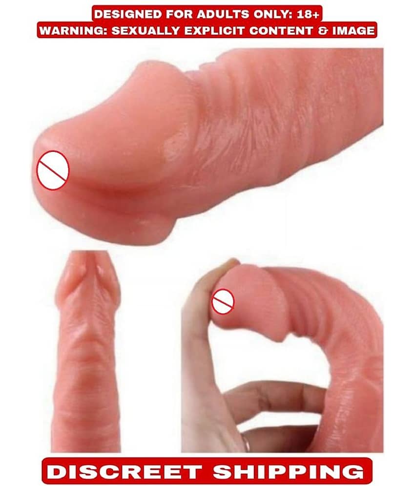 9" Long & Soft Sexy Real Felling SKIN Colored Vibrating Dildo For Sexy Girls Vagina - By KAMAHOUSE view 2