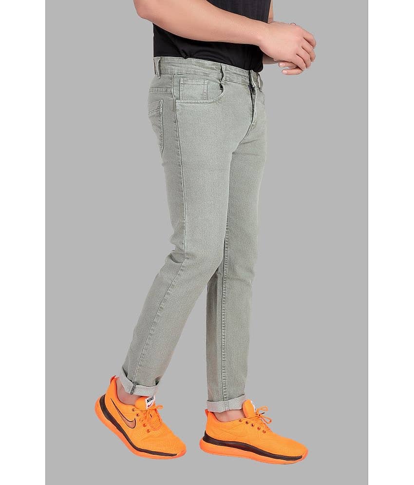 RAGZO Slim Fit Cuffed Hem Men's Jeans - Grey ( Pack of 1 ) view 2