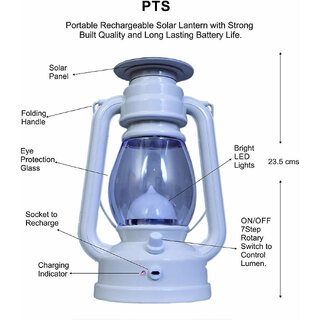SOLAR UNIVERSE INDIA LED Solar Lantern Emergency Light - Rechargeable, Portable 8 hrs Lantern Emergency Light view 2
