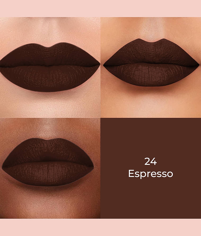 Colors Queen Dark Nude Matte Waterproof Crayon Lipstick ( Pack of 1 ) view 2