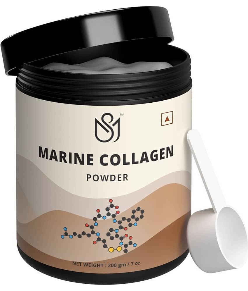 Marine Collagen Powder Supplement For Glowing Skin|Hair & Nails Anti-aging Beauty Collagen Protein Powder for Women & Men No Smell - Easy to Mix - No Added Sugar (Unflavored) 200 gm view 2