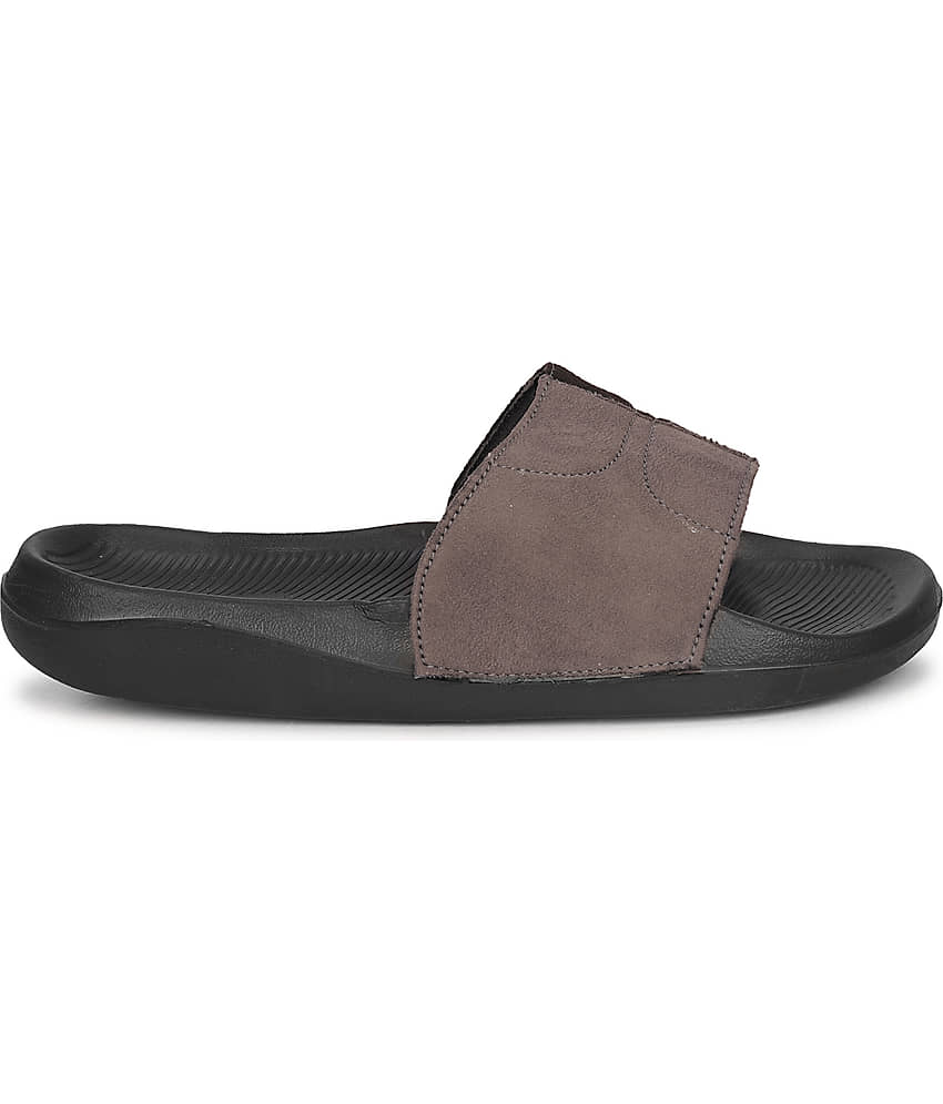 PERY PAO Grey Men's Slide Flip Flop view 2
