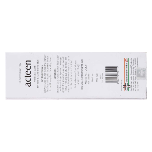 Acteen Face Wash 100 Ml view 2