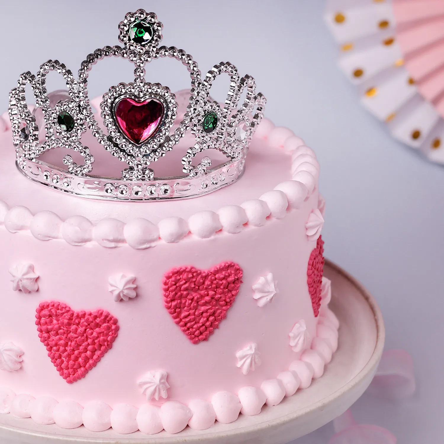 Princess Theme Strawberry Cake 1 Kg view 2