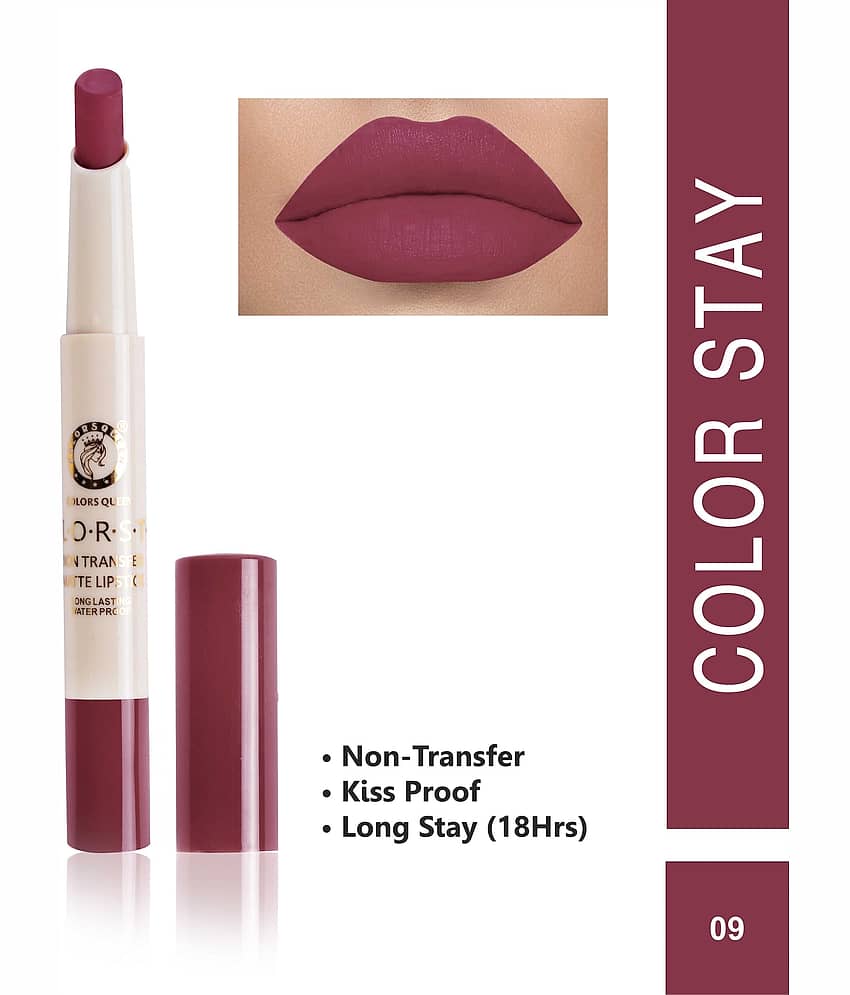 Colors Queen Waterproof & NonTransfer Lipstick Coral 2.1 g view 2