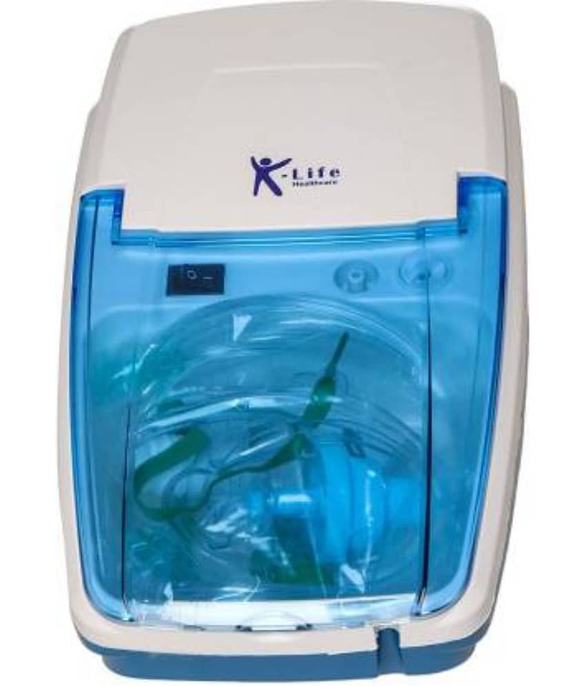 K-life 102 Steam Respiratory Machine Kit For Kids & Adults Asthma Inhaler Patients Nebulizer (White) view 2