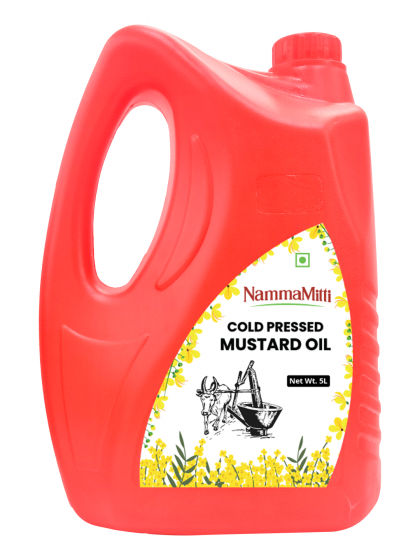 NammaMitti Cold Pressed Sunflower Oil, 1 L
