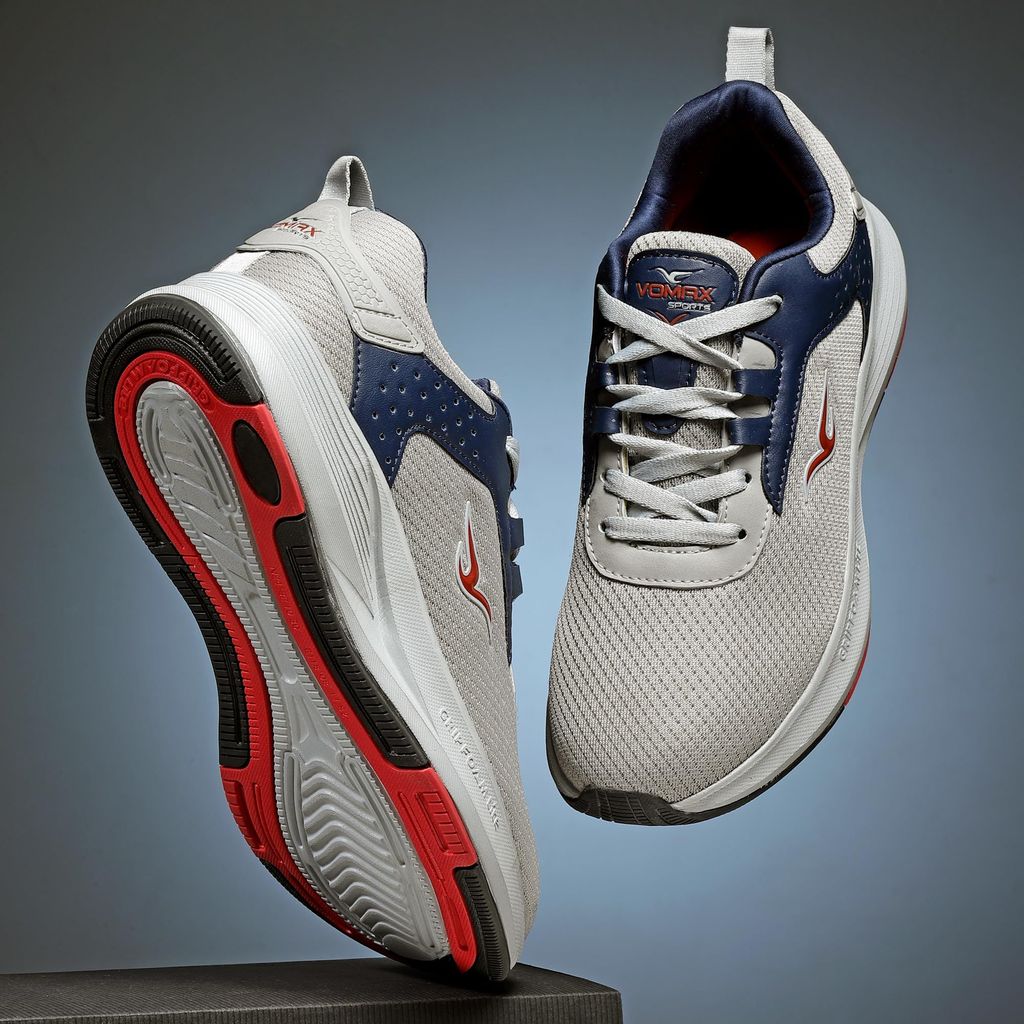 VOMAX SPORTS York-02 Men's Breathable and Lightweight Mesh Upper Walking, Road Running Shoes view 2