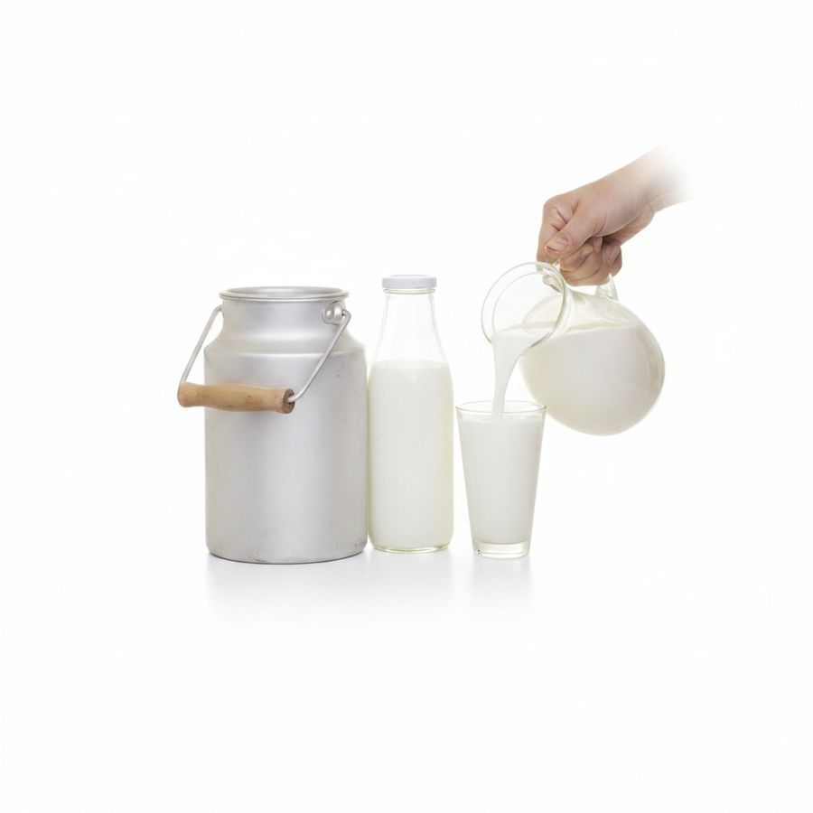 Farm Fresh Dairy Milk - 8 kg - One container of milk view 2