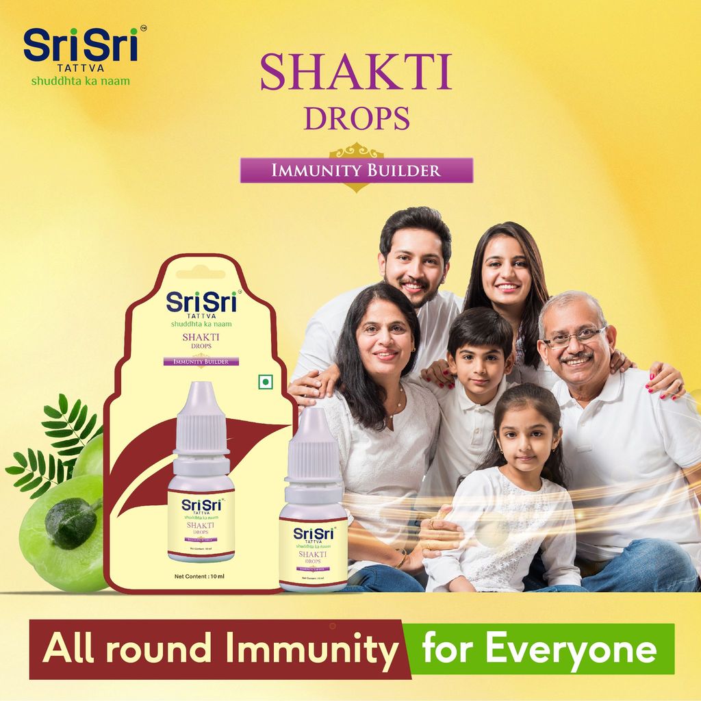 Sri Sri Tattva Shakti Drops - Immunity Booster, 10ml view 2