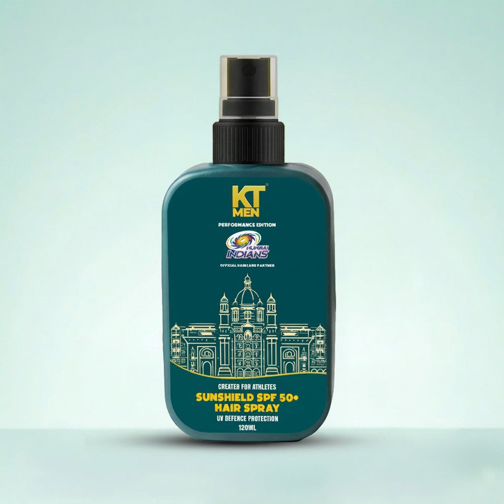 KT Men SunShield UV Protection Hair Spray - 120ml (Mumbai Indians) view 2