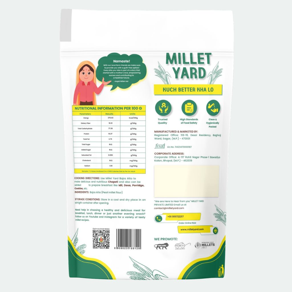 Millet Yard Bajra shreeanna 500 gram view 2