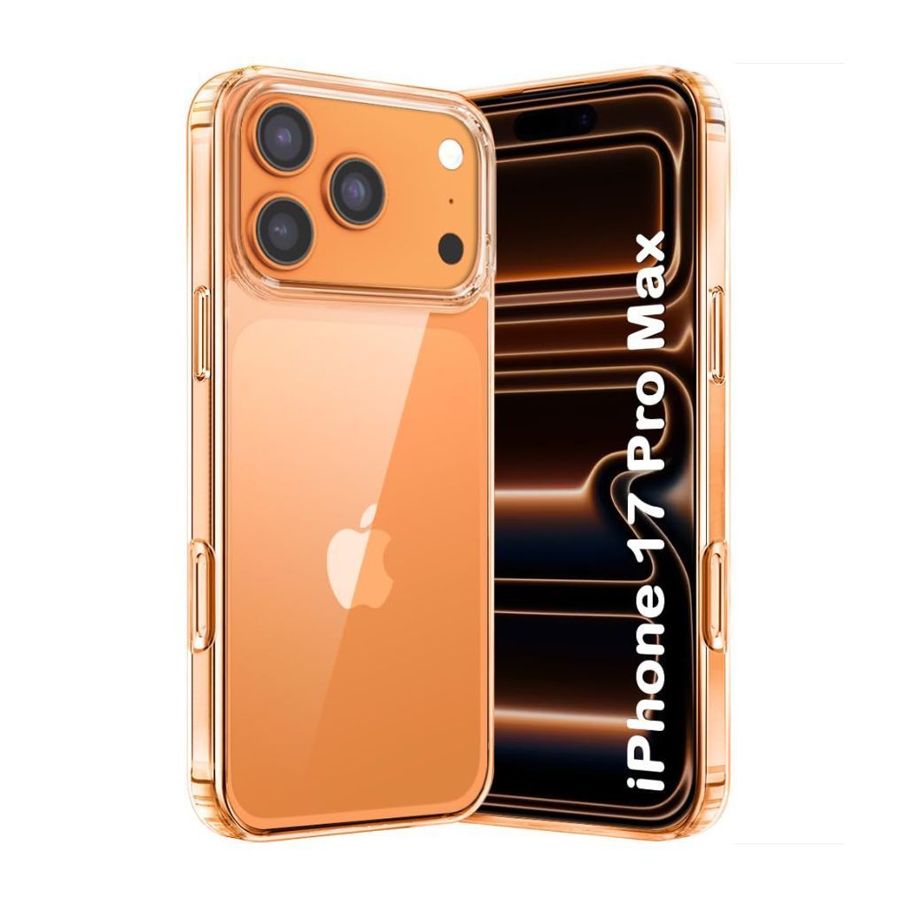 V3Deals Crystal Clear Hard Back Case Compatible with iPhone 17 Pro Max, Non-Yellowing, 360° Shockproof Protection, Camera and Screen Protection, Triple Airbag Technology (iPhone 17 Pro Max)