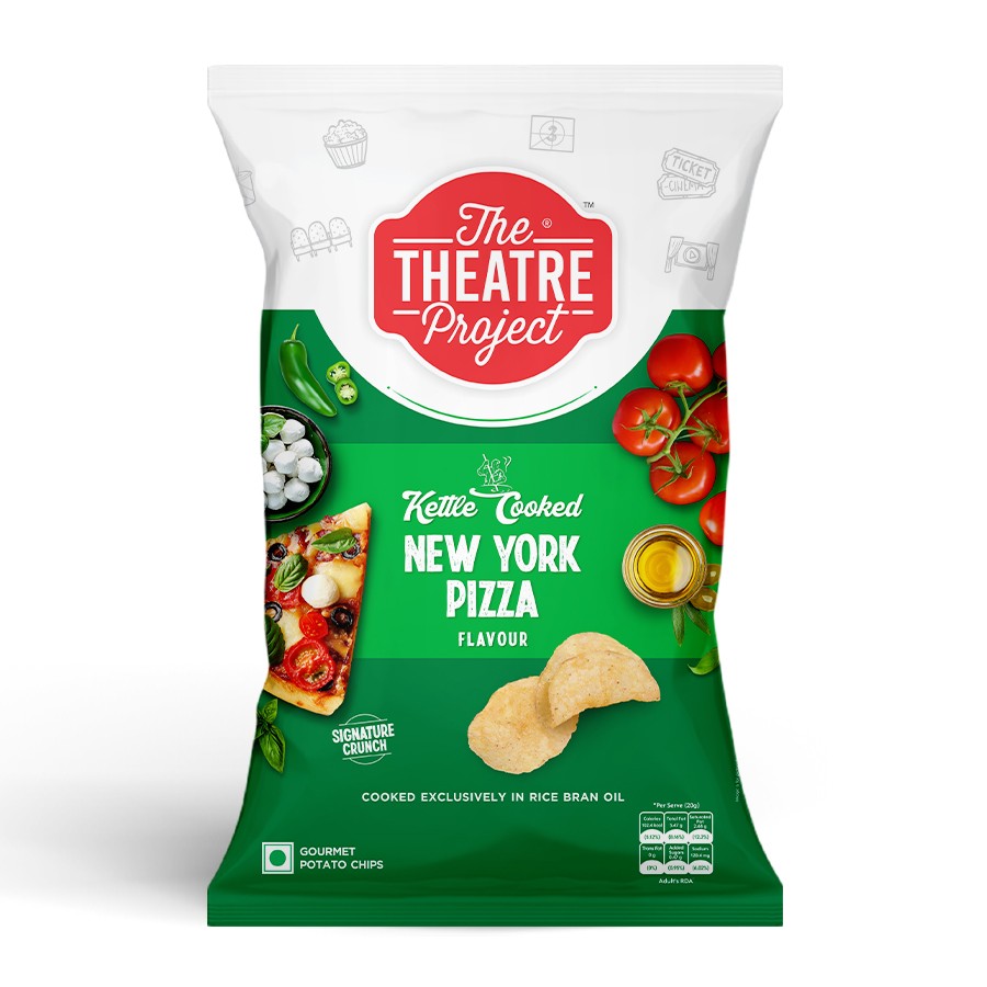 TTP Kettle Cooked Chips - New york Pizza - 72 gms - Pack of 2