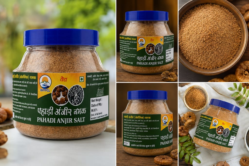 Buy Pahadi Anjir Namak (250g) Online at Best Price in India - BVF PCL view 2