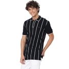 Mufti Navy Striped Polo view 2
