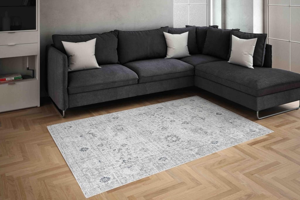 Neu Looms Handmade Viscose Wool Anti-Skid Rug for Bedroom, Living Room, Nursery, Playroom & Dorm - Soft & Durable, 2x3 Feet, Beige/Brown