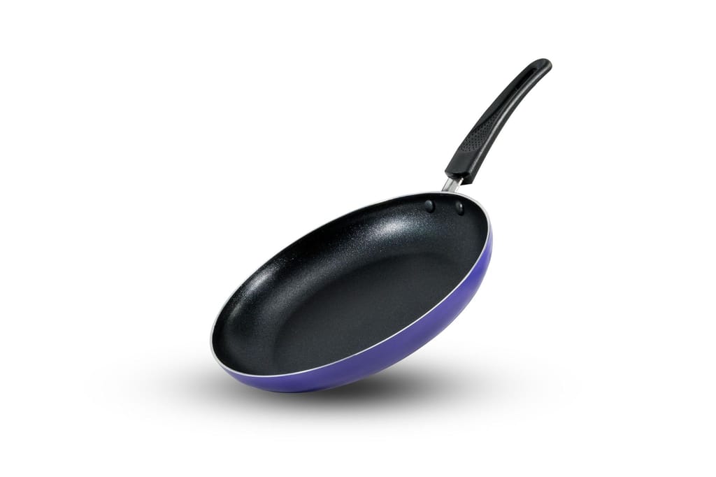 Nidhi Non Stick Taper Fry Pan | 240mm Diameter | 2.3 Mm | 1.4 LTR Volume view 2
