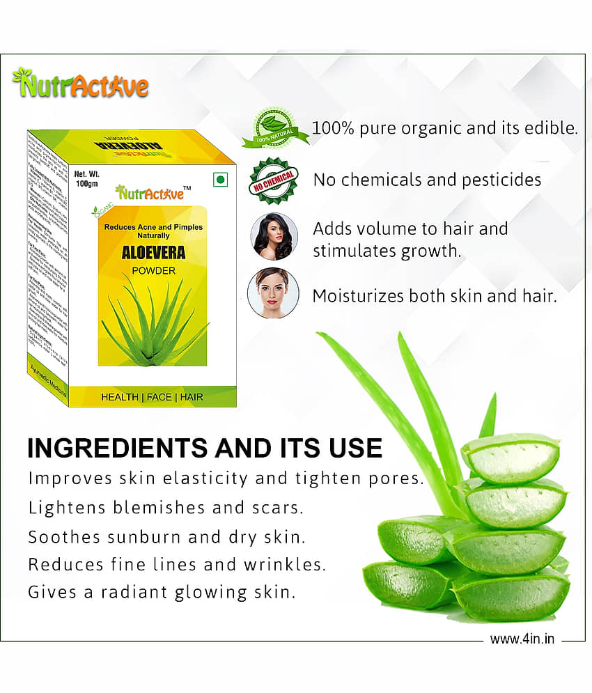 Nutractive Aloe Powder 100 Gm Pack of 3 view 2