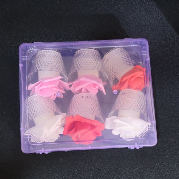 LED Rose Flower Decorative Flameless Tealight Candles (6 Pcs or Set) view 2