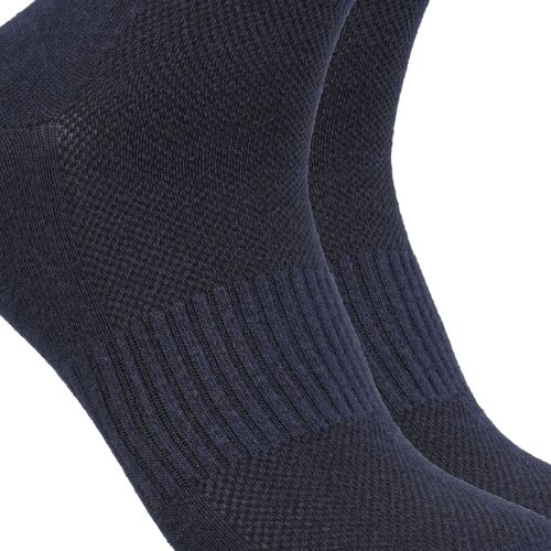 Vayu Lifestyle Bold Trio Nylon Cotton Ankle Socks – Unisex Daily Comfort | Black, Navy, Forest Green | Pack of 3 view 2