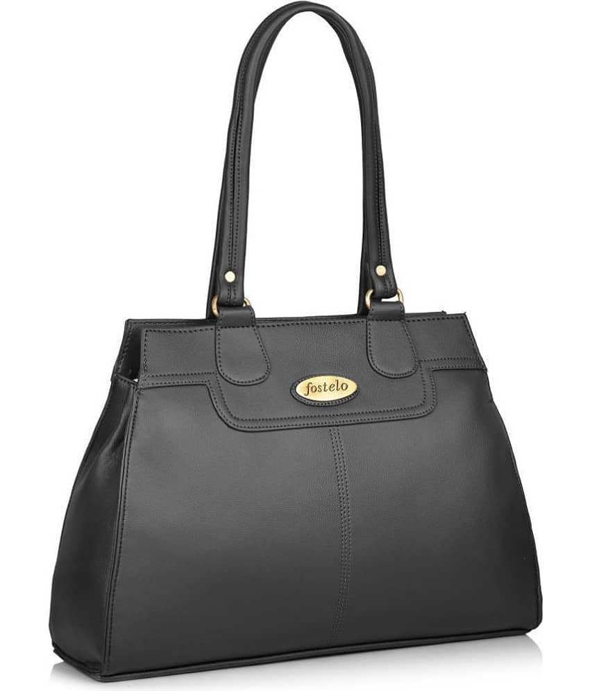 Fostelo Black P.U. Shoulder Bag view 2