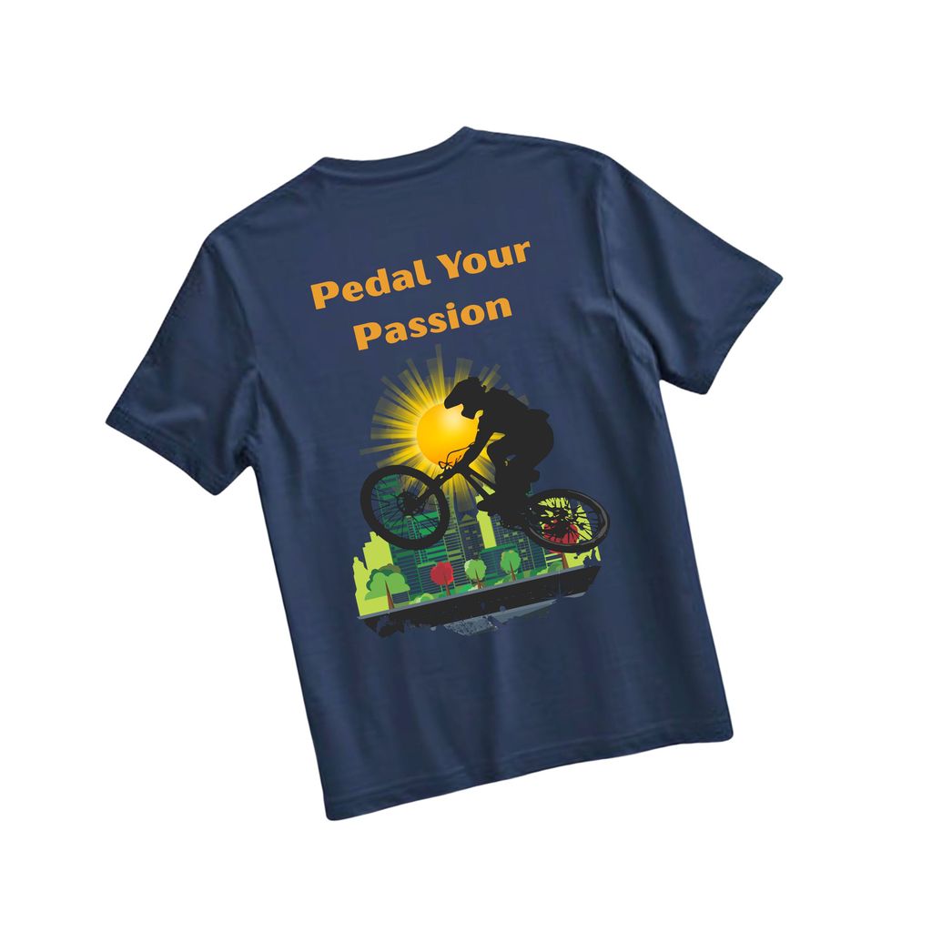 Trishoolin Sports Theme T-Shirt | Design 10390MB | Cotton Regular Fit | Crew Neck / Round Neck Half Sleeve | Pack of 1 view 2