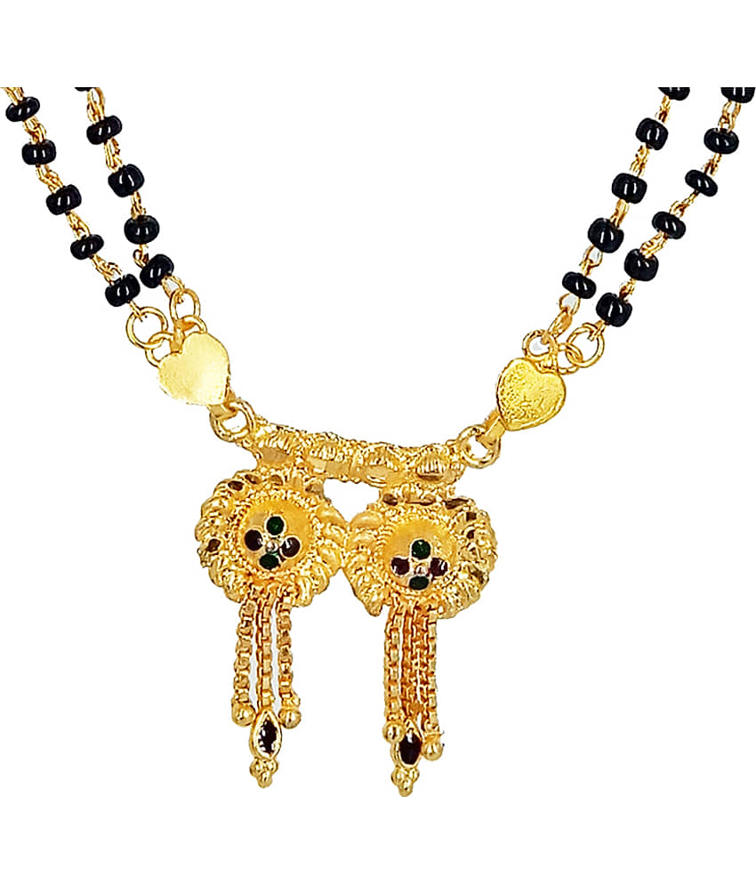 JIPPA - Golden Mangalsutra ( Pack of 1 ) view 2
