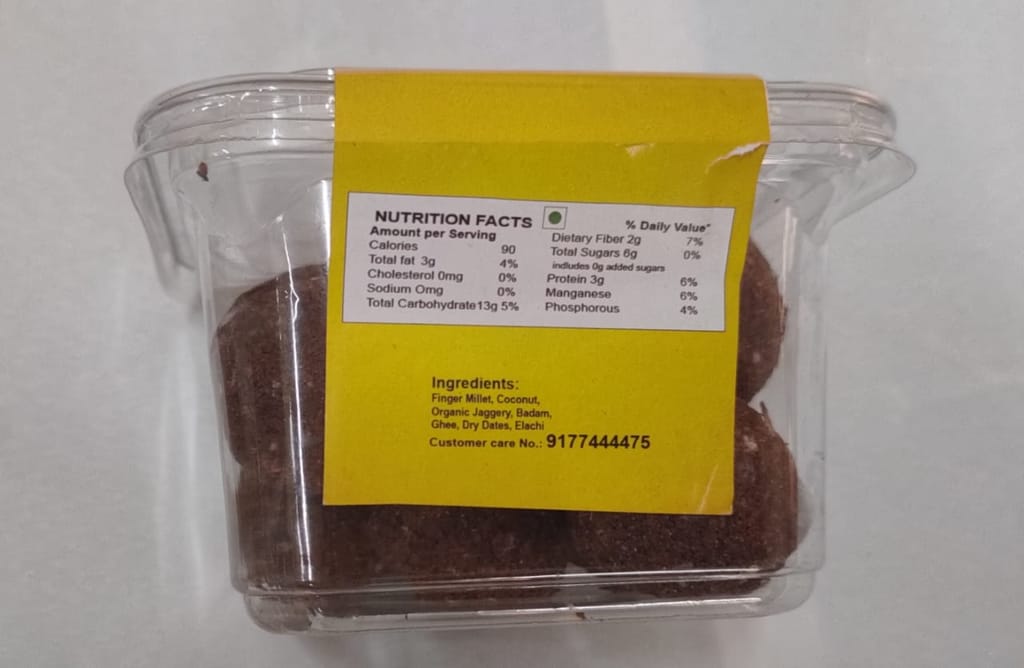 Ragi Laddu view 2