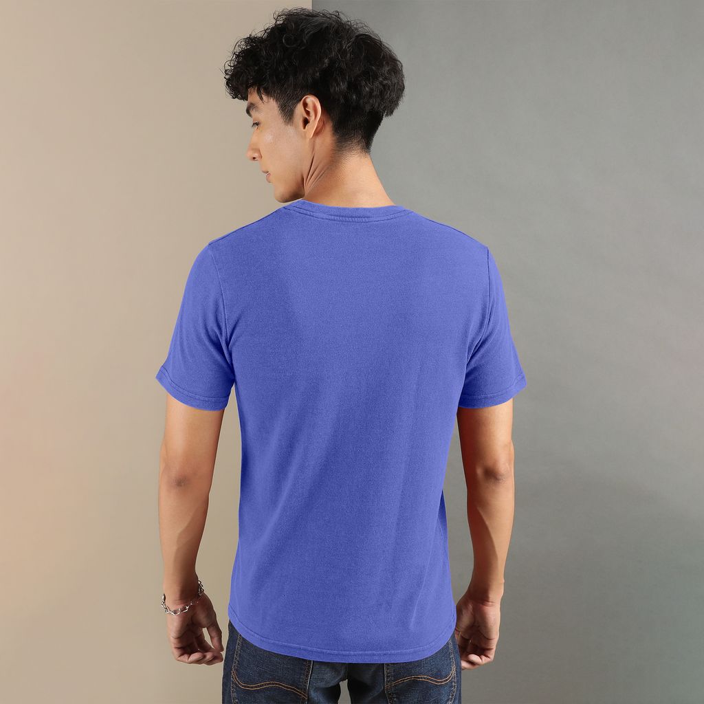 Ftx Men Printed Roundneck Cotton Rich Half Sleeve Tshirt view 2