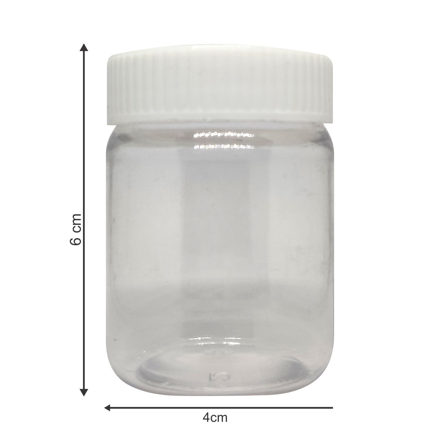 Puramio Round Pet Jar - Each 50 ml (Set of 24) view 2