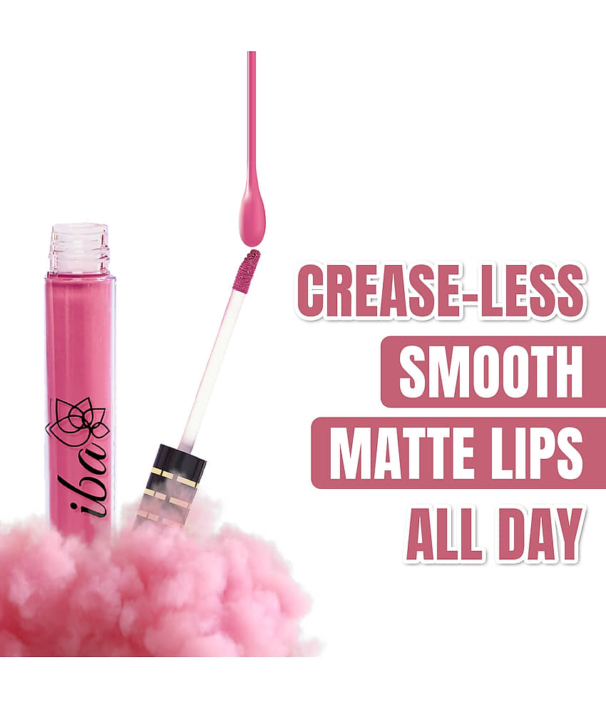Iba Maxx Matte Liquid Lipstick Burgundy Blush, 2.6 ml , Transfer Proof , Non Drying (Pack of 1) view 2