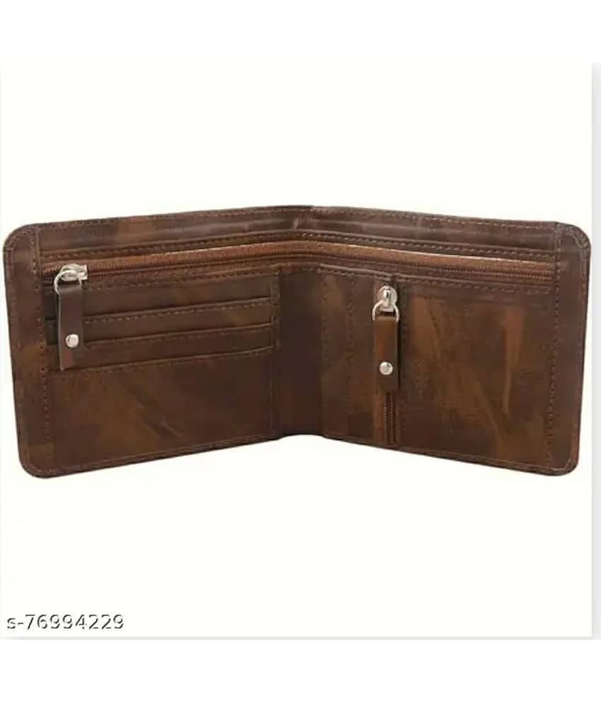 HRFSTAR PU Solid Men's Regular Wallet With 9 Slots For Card ( Multicolor , Pack of 1 ) view 2