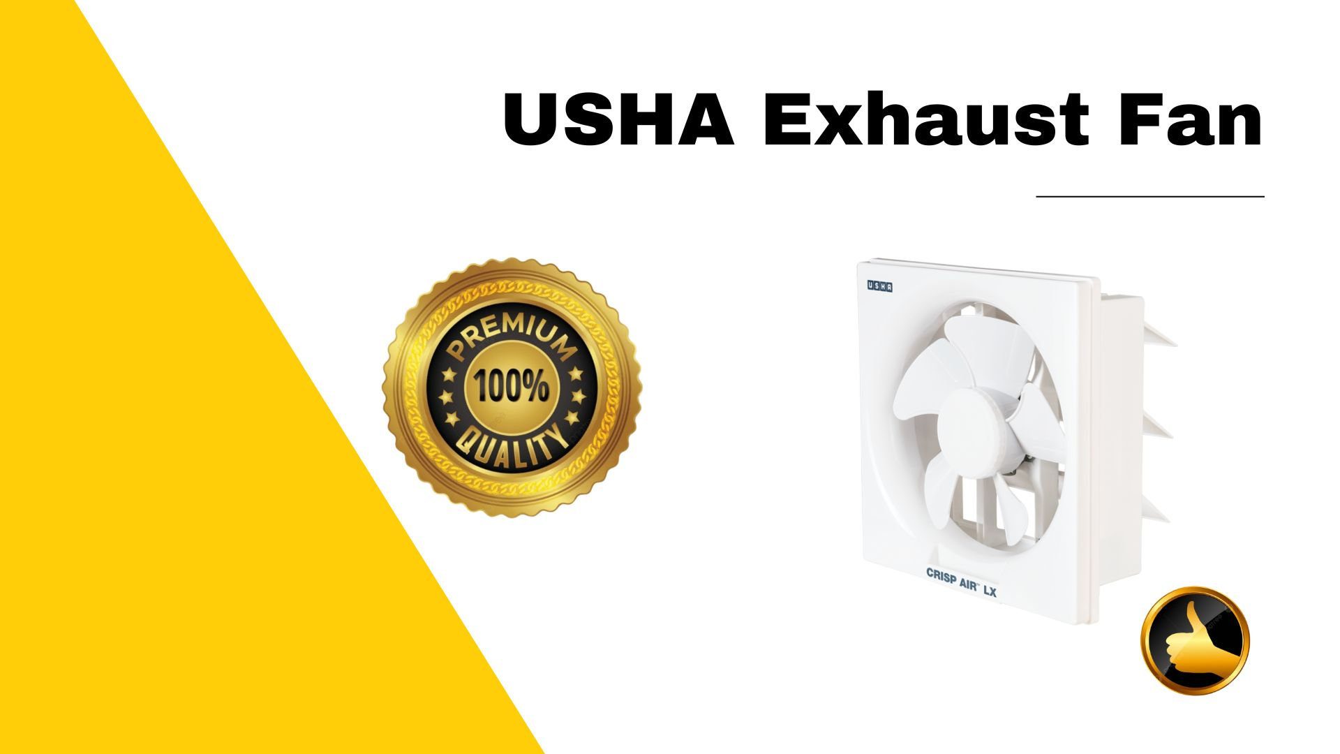 USHA 150mm Crisp Air VX Exhaust Fan (White)