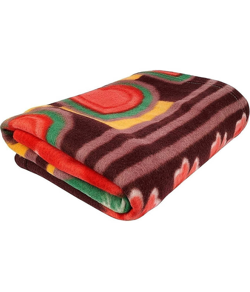 Wholesale india Fleece Floral Single Bed Blanket ( 220 cm x 150 cm ) - Assorted ( Pack of 1 ) view 2