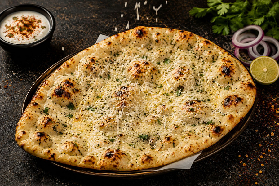 Cheese butter naan