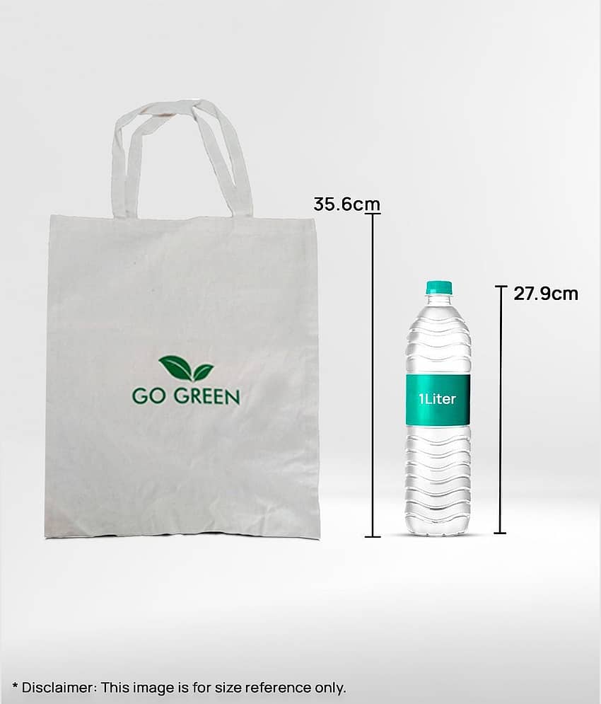 Double R Bags - Beige Cotton Grocery Bag view 2