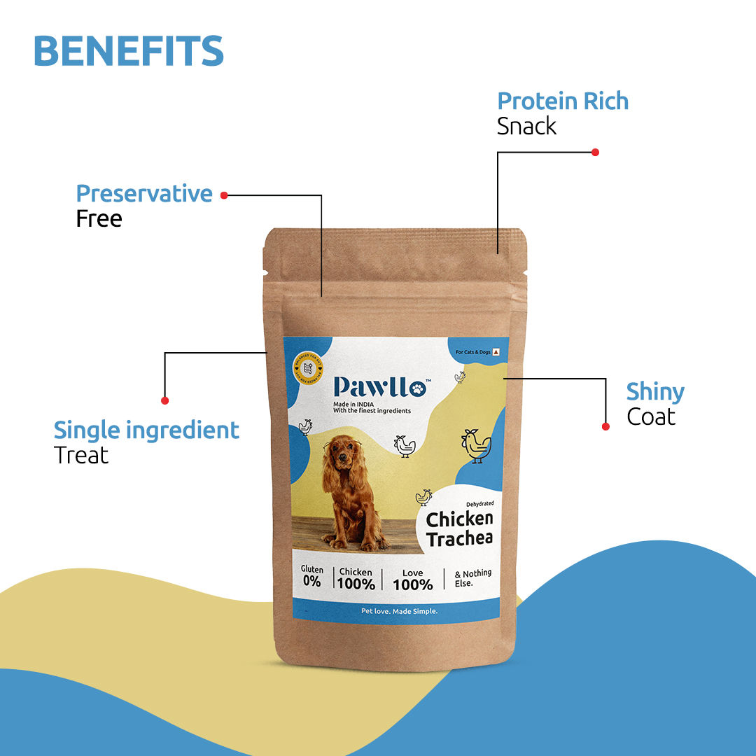 Pawllo Chicken Trachea, 15 Pcs view 2