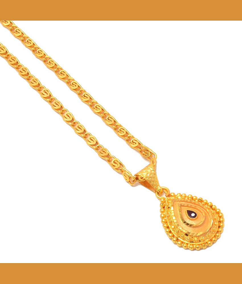 Jewarhaat - Golden Pendant ( Pack of 1 ) view 2