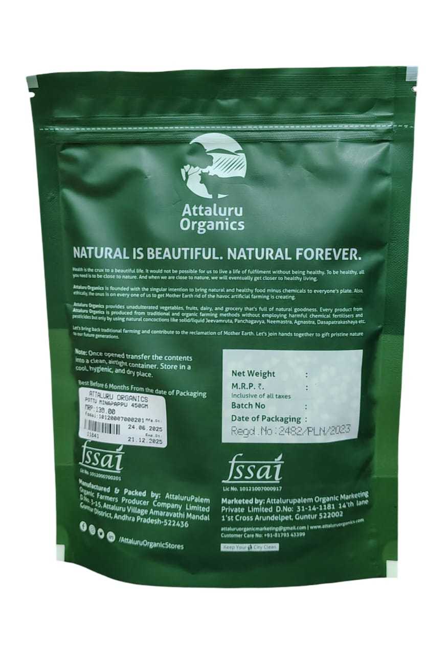 Attaluru Organics Split Urad Daal view 2