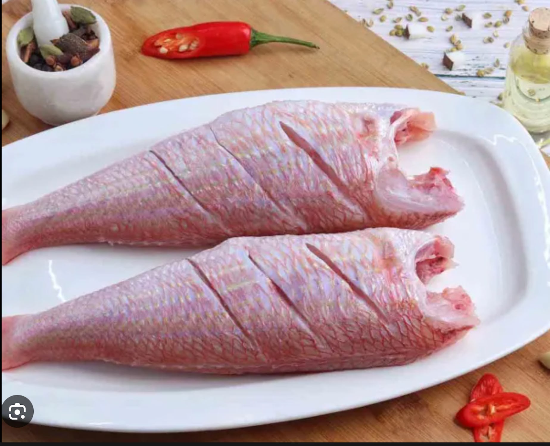 Pink Perch / Kilimeen / Sankara Meen - Whole Cleaned (No Head)-500gms (Before Cleaning)
