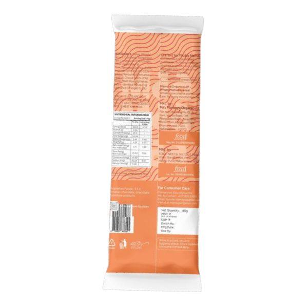 Mamaya Cocoa Orange Energy Bar 50 Gms view 2