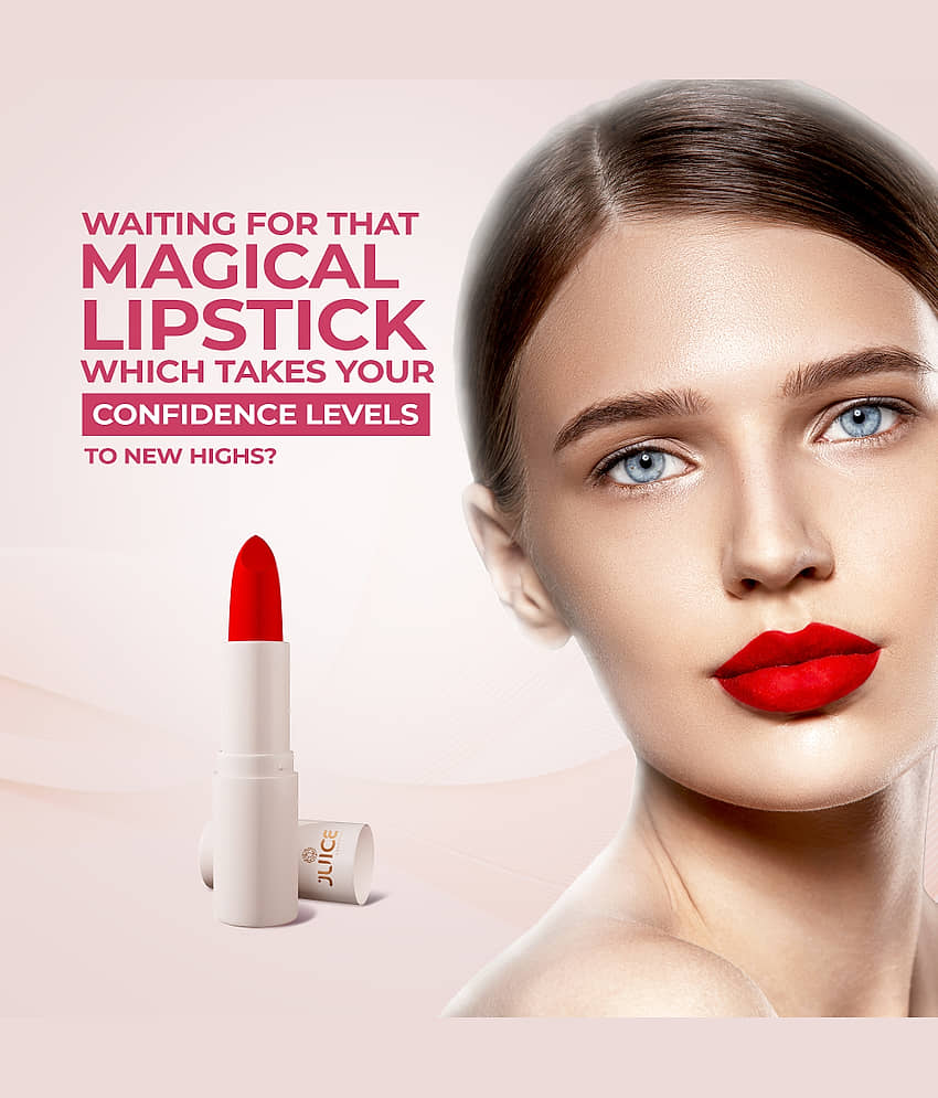 Juice Red Matte Lipstick 100 view 2