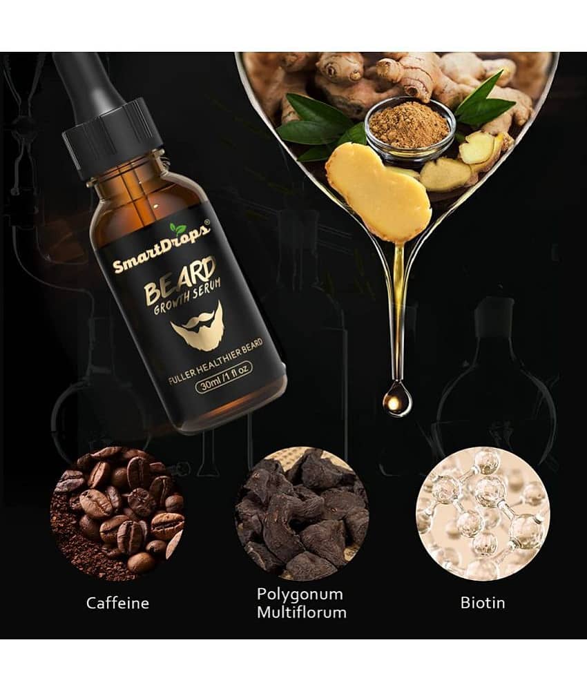Smartdrops - 30mL For a Shiny Beard Beard Oil ( Pack of 1 ) view 2